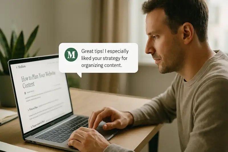 Commenting on Content on Medium